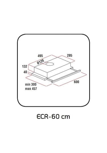 Exep F5 ECR Siyah Sürgülü Aspiratör