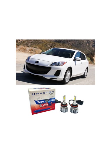 Mazda 3 Led Xenon Uzun Far Ampulü Hb3 Duo Yeni Seri Beyaz 2009-2013