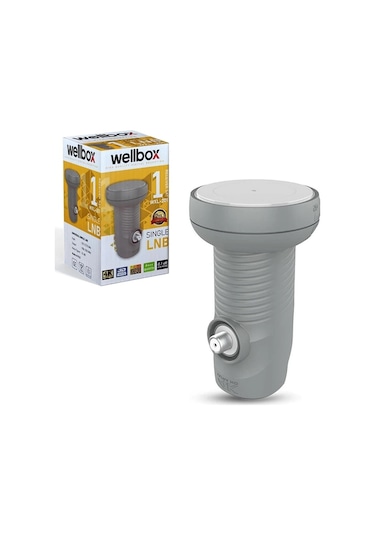 Wellbox WXL-201 Tekli Single 0.1DB 3D 4K LNB