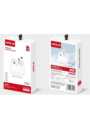 Wolg TB04 TWS Kablosuz Bluetooth 5.1 Kulakiçi Kulaklık
