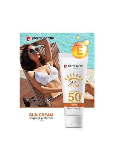 Pierre Cardin SPF 50+ Yüksek Koruma Güneş Kremi 75 ML