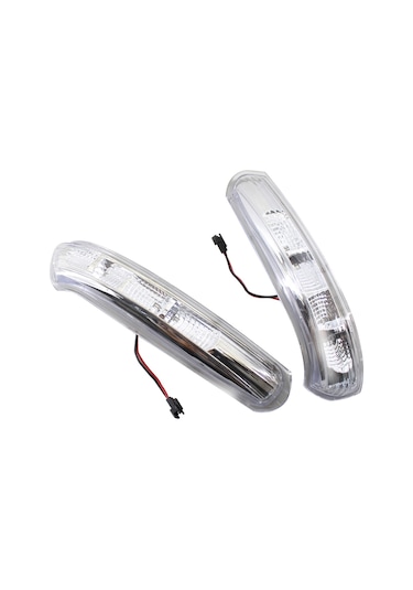 1 Çift Araba Dikiz Aynası Dönüş Sinyali Işık Yan Ayna K14116