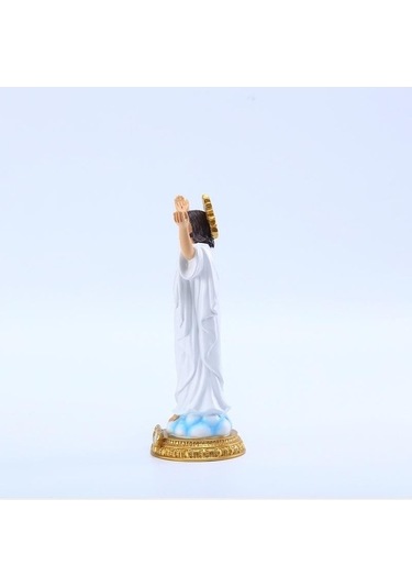 Novahub 8 İnç Alleluia O Yükseldi Reçine İsa Mesih Heykeli, Diriliş Heykelciği, Hristiyan Ev Dekorasyonu, Aziz Heykeli, Dini Sanat 1pcs