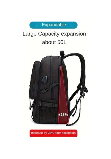 Pazly 50l Seyahat Sırt Çantası, 15.6-17.3'' Laptop, Ayarlanabilir Omuz Askısı, Spor Yürüyüş, Ayakkabı Bölmesi, Hırsızlığa Karşı Güçlü, Polyester, Altın Renk Wangxi Mağazası İçin Hazırlanmış, El Yıkama Uygun, Omuz Askısı 90cm, Çıkmak İçin İdeal Altın