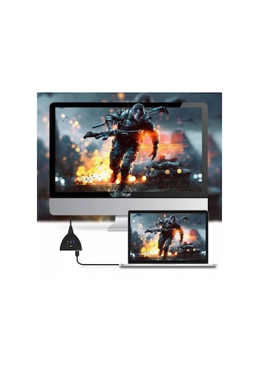 Hdmi Çoklayıcı Çoğaltıcı Switch 3 Giriş 1 Çıkış Çoklama Hdmi