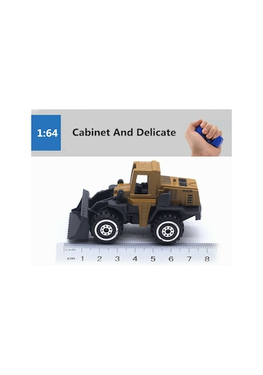 Birlik Oyuncak Alloy Model 1 64 Ölçek 6'lı İnşaat Araçları Seti