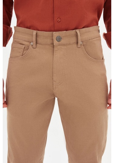 Ds Damat Slim Fit Bej Gabardin Denim Pantolon 4hcc3t404003m Bej