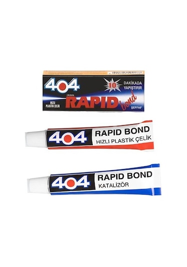 404 Hızlı Plastik Çelik Rapid Bond 16 Gram Şeffaf
