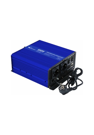 Uretech 600 Watt Tam Sinüs Akü Şarjlı UPS İnverter 12Vdc-220 Vac 600W İnvertör