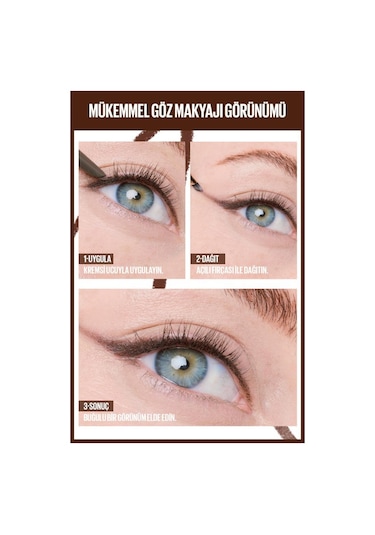 Maybelline New York Sculpting Stix Çift Uçlu Göz Kalemi 016 Black Blur