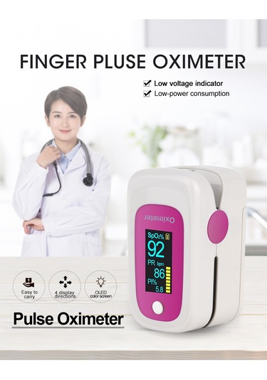 Sones M160 Parmak Nabız Oksimetresi Mavi