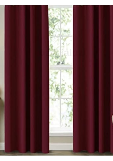 1. Kalite Bordo Blackout Karartma Pilesiz Güneşlik 563 Bordo