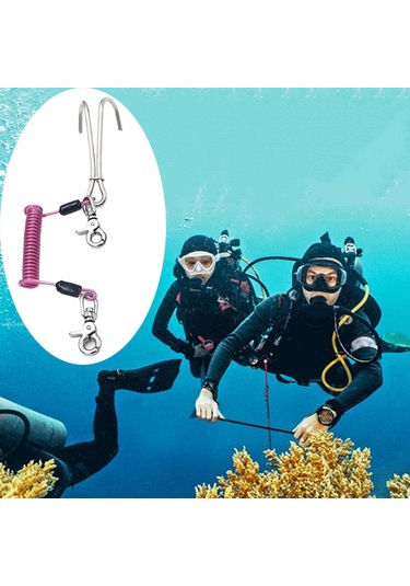 Dolıty Resif Drift Kancası Tüplü Dalış Mağara Pembe