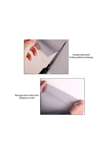 Pazly Çıkarılabilir Kırılmaz Pencere Sinekliği - Anti-sivrisinek Örgü Perde S