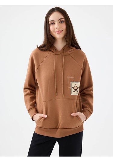 Loft Kahverengi Kadın Sweatshirt Lf2040768 Kahverengi