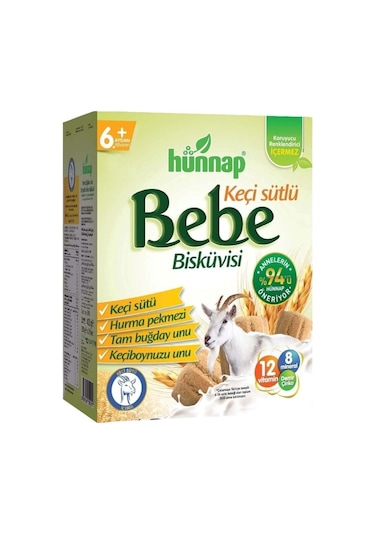 Keçi Sütlü Ve Vitaminli Bebe Bisküvisi 400 Gr 400 G