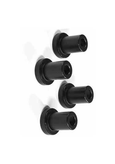 Springsun Karbon Çelik Kayar Barn Kapısı Ray Spacerı, Pom Kaplama, Duvar Ray Sabitleme Aksesuarı, 4 Adet Paket