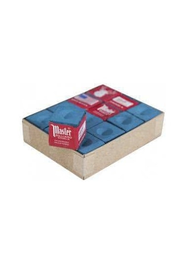 Master Mavi Bilardo Tebeşiri12 Adet Tebeşir