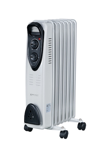 Bright Elegance BE-6507 Devrilme Korumalı 7 Dilimli Yağlı Radyatör