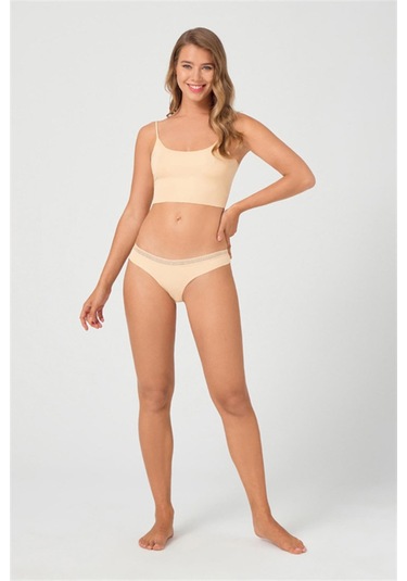 File Lastikli Lazer Kesim Bikini Külot 5'li Paket Çok Renkli 6 Çok Renkli