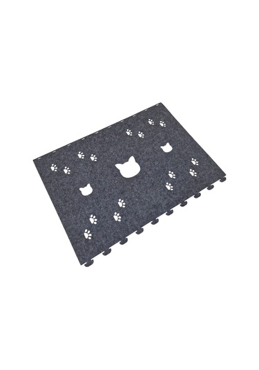 Kedi Oyuncağı Tüneli 1. Kalite 3mm Keçeden Geçmeli Kedi Ve Pati Figürlü 9 Renk A7