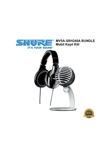 Shure Mv5a-Srh240a Bundle Mobil Kayıt Kiti