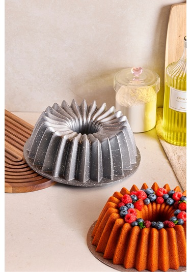 Cake Pro Döküm Yıldız Silver Kek Kalıbı Gümüş