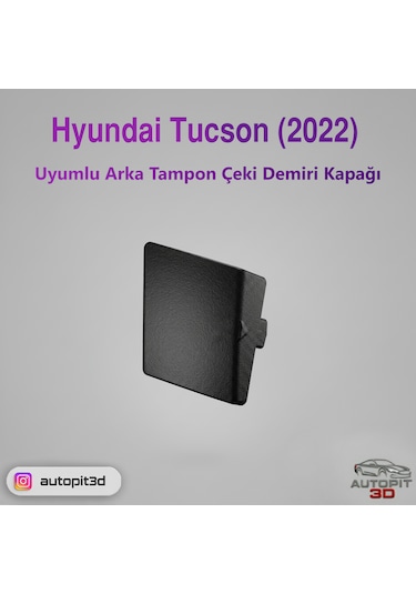 Hyundai Tucson 2022 Uyumlu Arka Tampon Çeki Demiri Kapağı