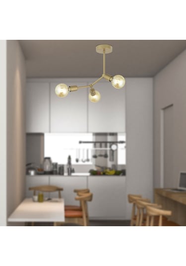 Akrobat 3 Lü Modern Genç Odası Mutfak Salon Avize