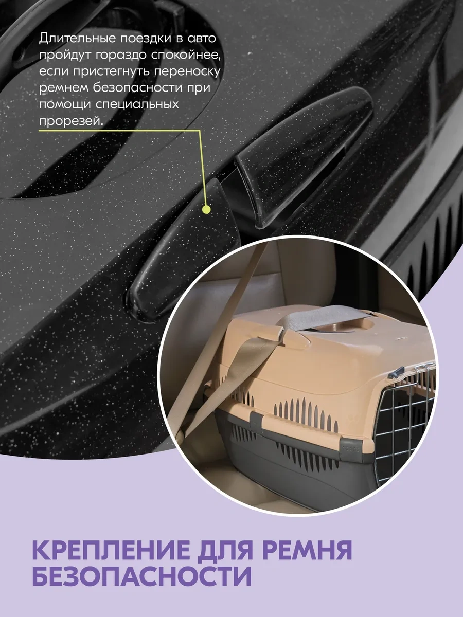 Pettails Plastik Kedi Taşıma Kabı, Evcil Hayvanlar İçin Metal Kapılı 27565280