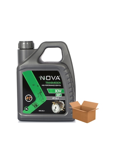 Nova 80W Apı GL-4 Şanzıman Diferansiyel Dişli Yağı 6 x 3 L