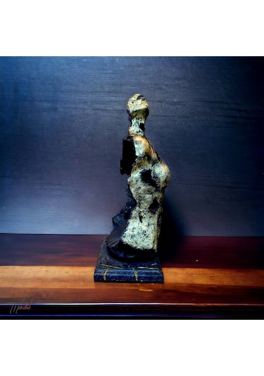 24 Karat Heykeli Figür Dekoratif Obje Ve Biblo Masa Dekorasyon Sa