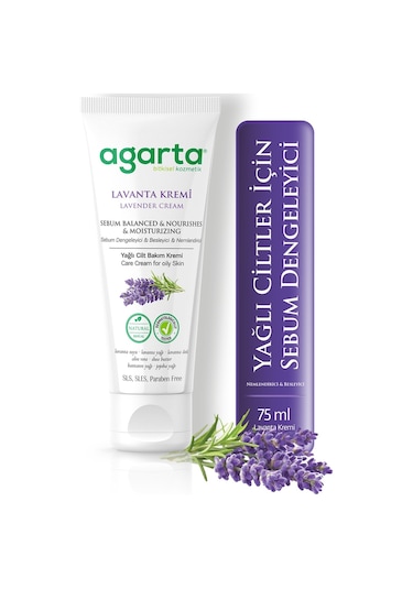 Agarta Doğal Lavanta Cilt Bakım Kremi 75 ML