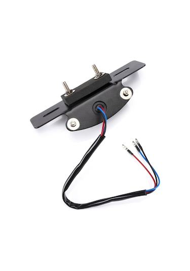 Youtek Motorsiklet Led Stop Lambası Toplamı - 12v 19 Ledli Ipx66 Su Geçirmez Kırmızı Beyaz Işık Siyah Metal Abs Kc664