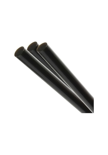 Siyah Silikon, Sıcak Mum Silikon, 11 Mm X 30 Cm, Kalın Silikon