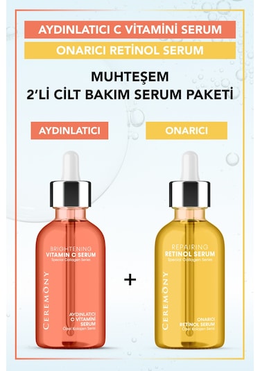 Ceremony Retinol + Vitamin C Serum 2 x 30 ML