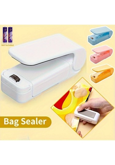 Cordial Beyaz Mini Plastik Atıştırmalık Paketleme Makinesi - Ev, Otel, Restoran, Tezgah, Yemek Kamyonu İçin