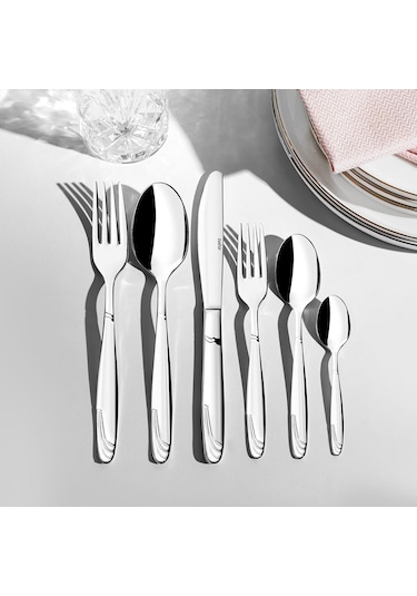 Nehir Lizbon Sade 6 Kişilik 36 Parça Çatal Bıçak Takımı