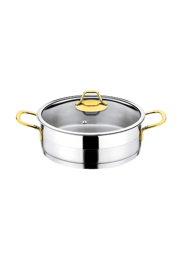 Evimsaray Luna 6 Parça Omlet Set Gold