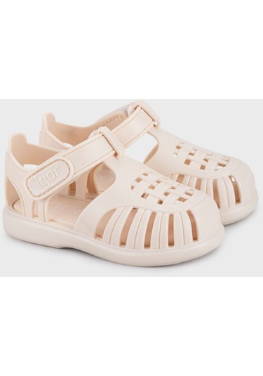 Igor S10271 TOBBY SOLID Çocuk Fildişi Sandalet