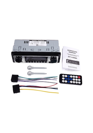 Dinosaurs Bluetooth Eski Model Araba Radyo Mp3 Çalar Stereo Usb Aux Klasik Araba Stereo Ses