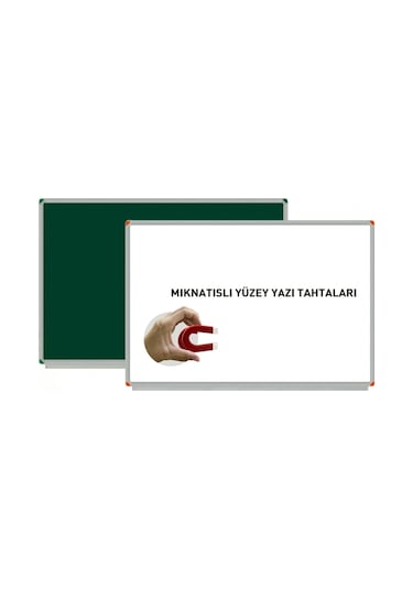 Panda 90 x 120 CM Mıknatıs Manyetik Yüzey Duvara Monte Beyaz-pan553b