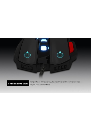 Springsun Zelotes T-60 3200dpı Profesyonel Oyuncu Faresi - 7 Tuşlu, Programlanabilir, Led Aydınlatmalı, Usb Kablolu 001