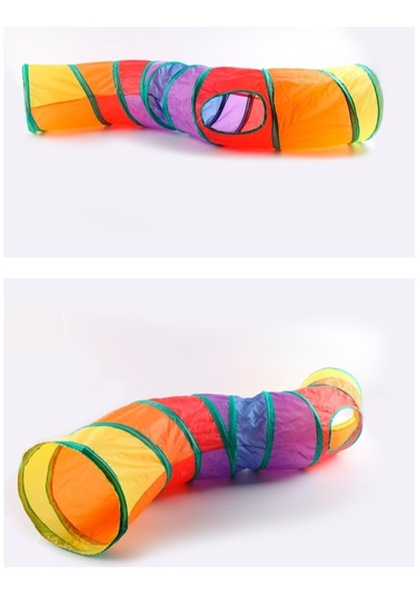 Yystore Evcil Kedi Tüneli S Şekilli Eğri 123 CM