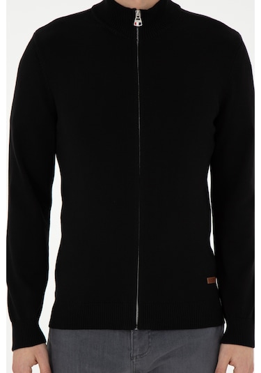U.s. Polo Assn. Erkek Siyah Hırka Triko 50298268-vr046 Siyah