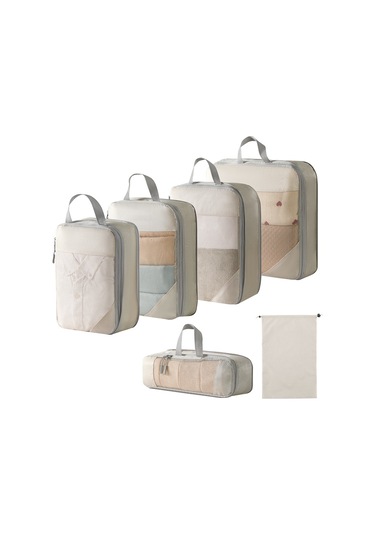 Tangshopping Seyahat Sıkıştırma Ağ Depolama Kitipirinç İpli Çanta6ayarlamak