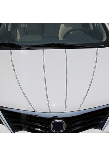 Cbtx 12MM 9.8M Kendinden Yapışkanlı Dekoratif Araç Şerit Bant Hattı Gri