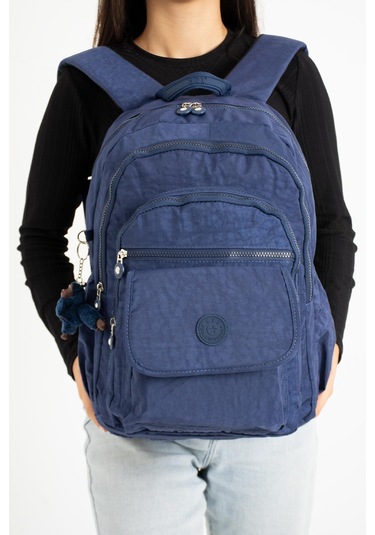 Ultra Hafif Çok Cepli Su Geçirmez Sırt Çantası Unisex Laci Model:571-2a - Lacivert