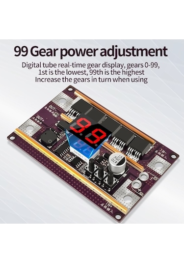 Joyjadehub Hallow Geevorks 99 Dişli Güç Ayarlanabilir Mini