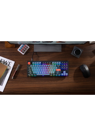 V3 QMK Custom-Keychron Brown Switch-RGB-Hotwap-Full Assembled-Car